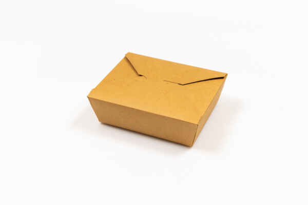 Cutie menu carton kraft 1400ml, 17.5x14x6.3 cm [50 buc]