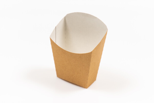 Cutie carton kraft pentru cartofi prăjiți, mărime medie [100 buc]