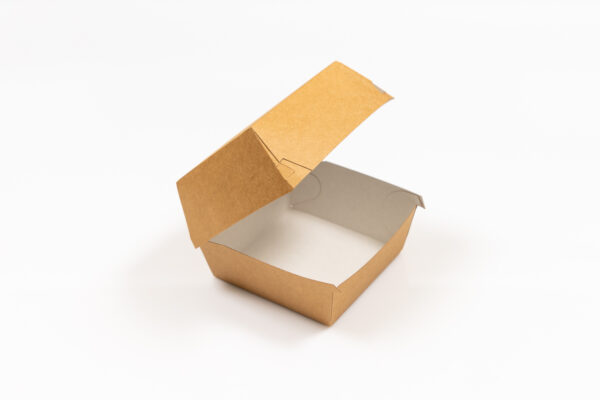 Cutie kraft, hamburger mediu, 11x11x8 cm [100 buc]