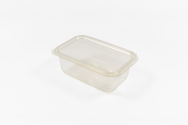Caserola dreptungh cu capac 1000 ml PET [100 buc]