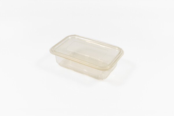 Caserola dreptungh cu capac 750 ml PET [100 buc]