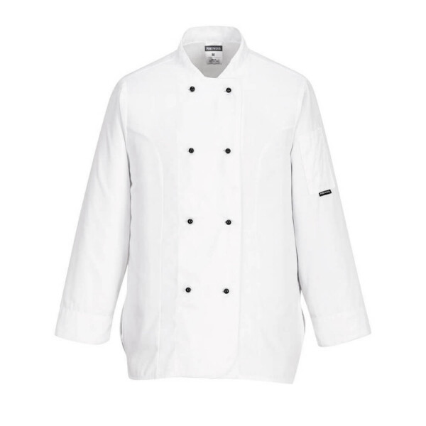 Jacheta dama bucatar Rachel Chefs L/S C837 Portwest-Alb-XS